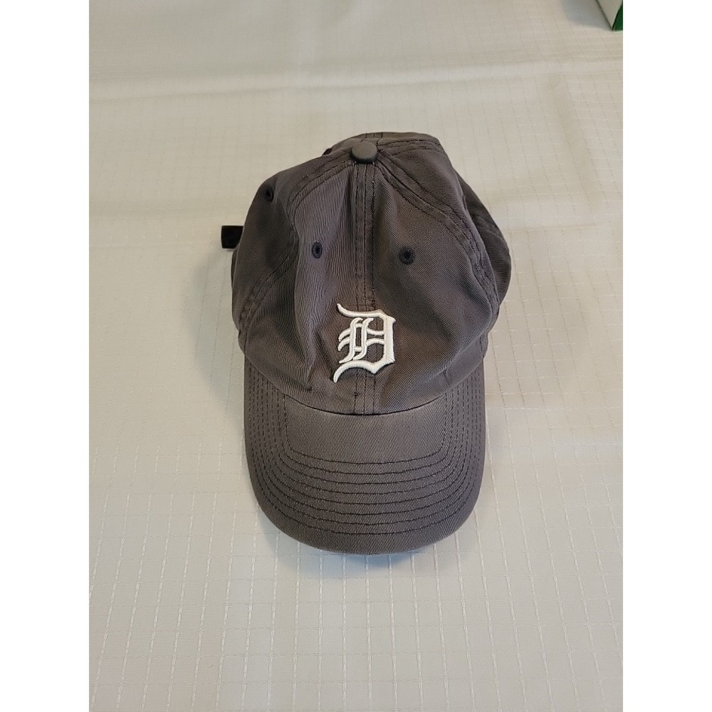 Detroit Tigers American Needle Hat Charcoal Gray MLB Baseball Cap Adjustable D